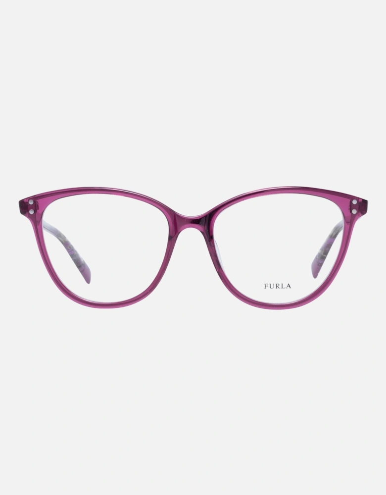 Purple Cat Eye Glasses with Demo Lenses and Branded Case Women Frames