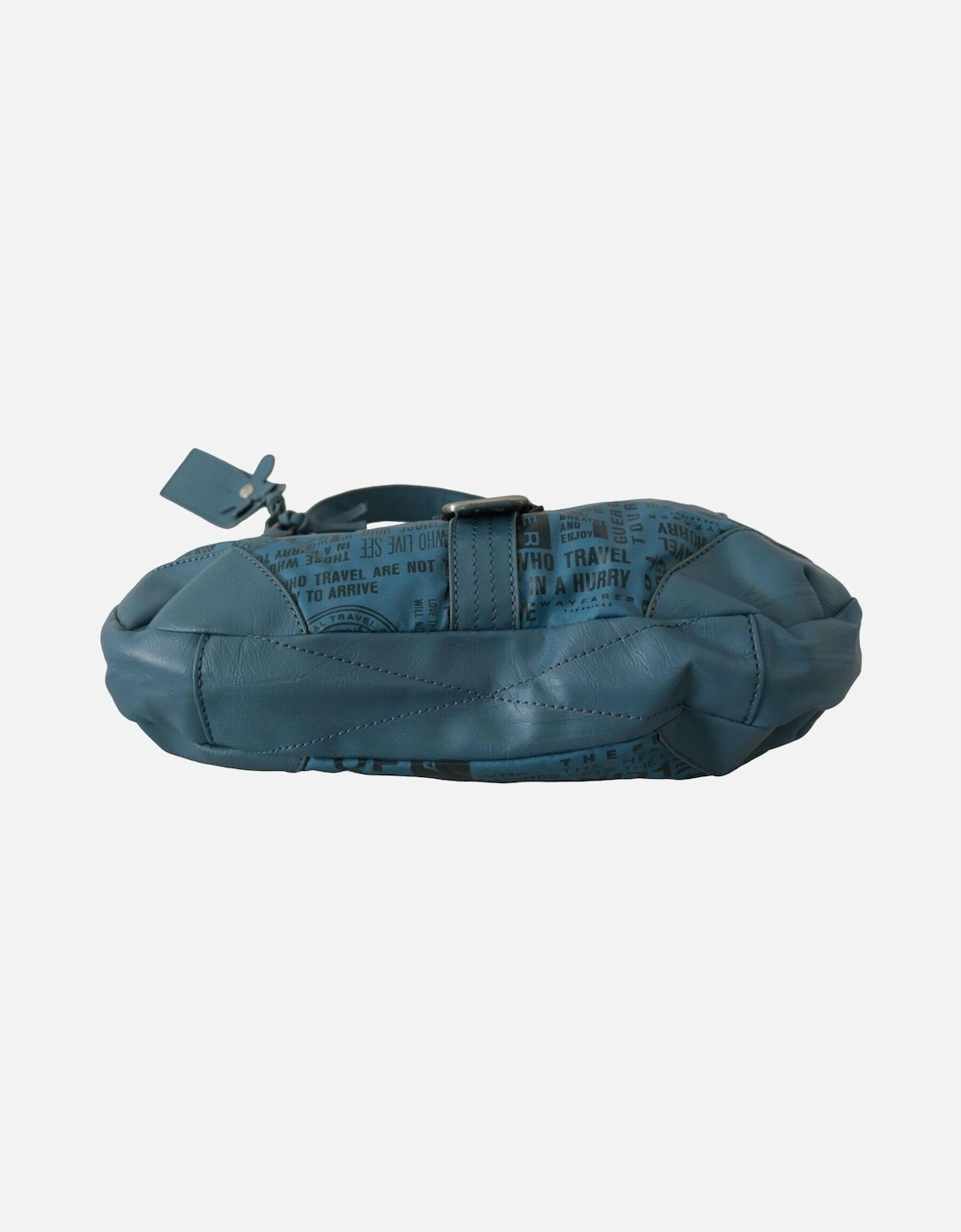 Shoulder Bag Travel Text Design Women - Blue