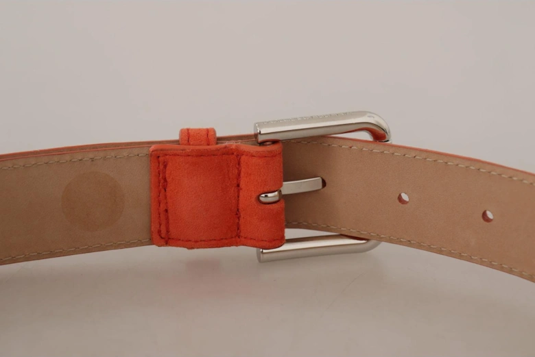 Dolce Gabbana Suede Belt Orange Women