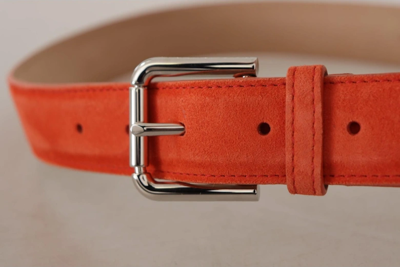 Dolce Gabbana Suede Belt Orange Women