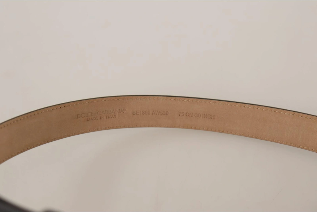 Leather Belt Gold Buckle Women - Black