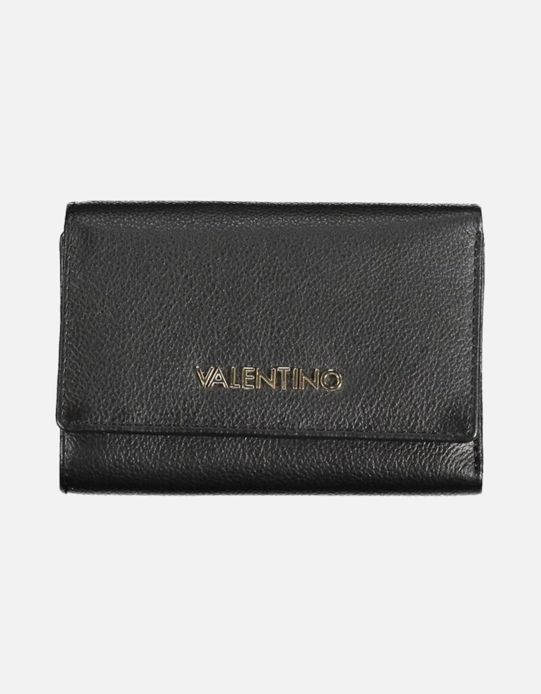 Automatic Closure Wallet with Double Card Spaces Women - Black