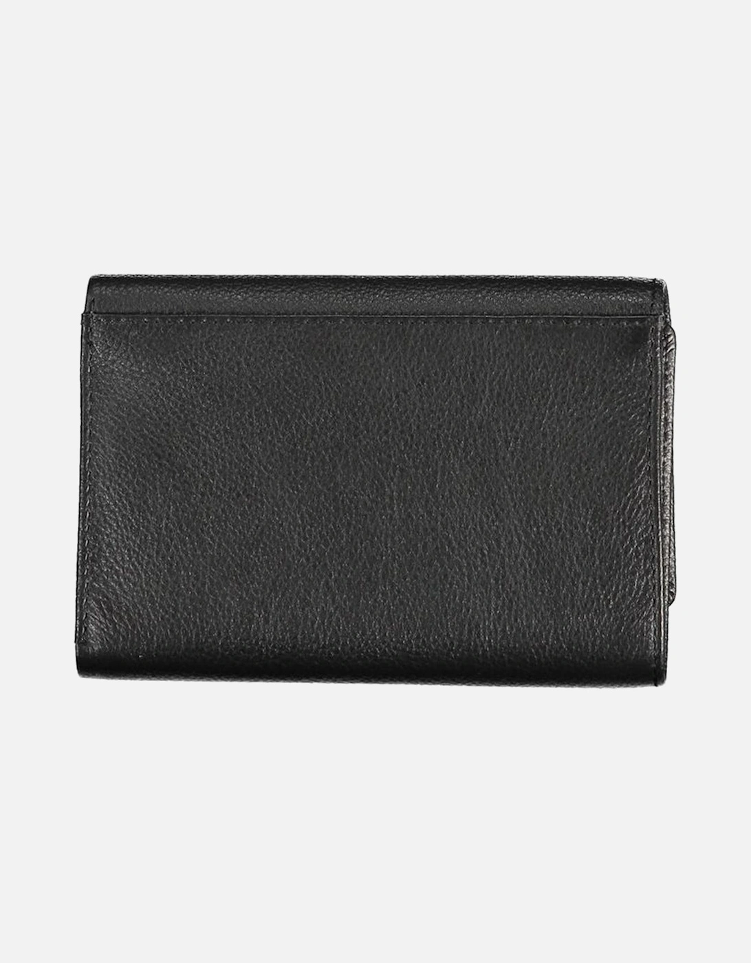 Automatic Closure Wallet with Double Card Spaces Women - Black