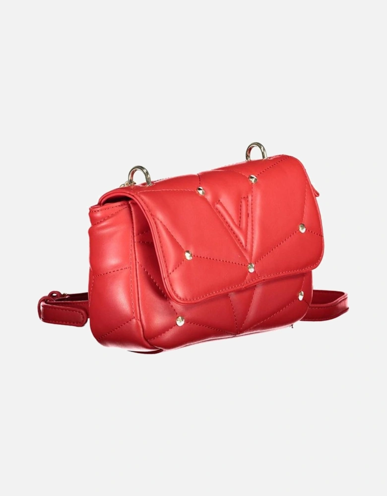 Red Polyethylene Handbag Women