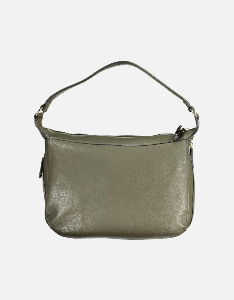 Recycled Shoulder Bag with Adjustable Strap Women - Green Handbags