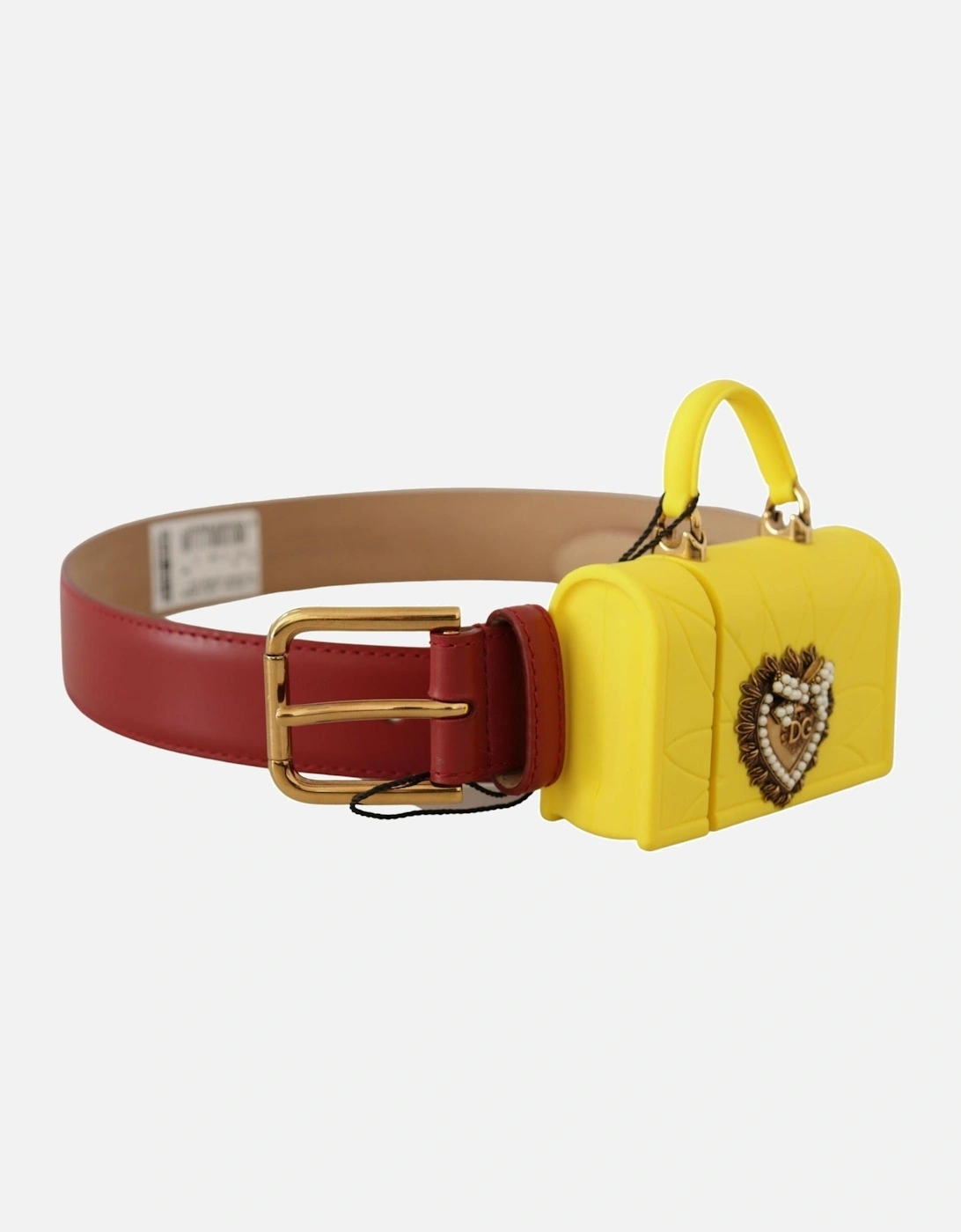 Mini Bag Belt Yellow and Red Women, 6 of 5