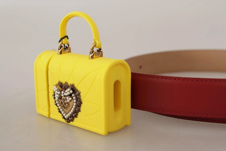 Mini Bag Belt Yellow and Red Women