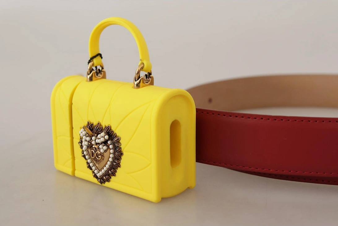 Mini Bag Belt Yellow and Red Women