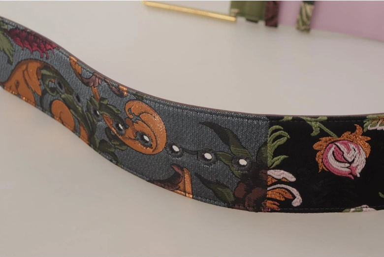 Floral Brocade Belt WMB258 Women - Multicolor