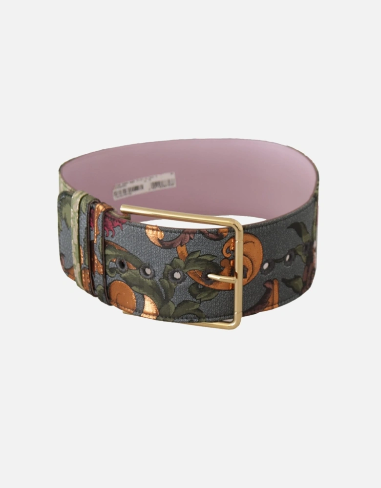 Floral Brocade Belt WMB258 Women - Multicolor