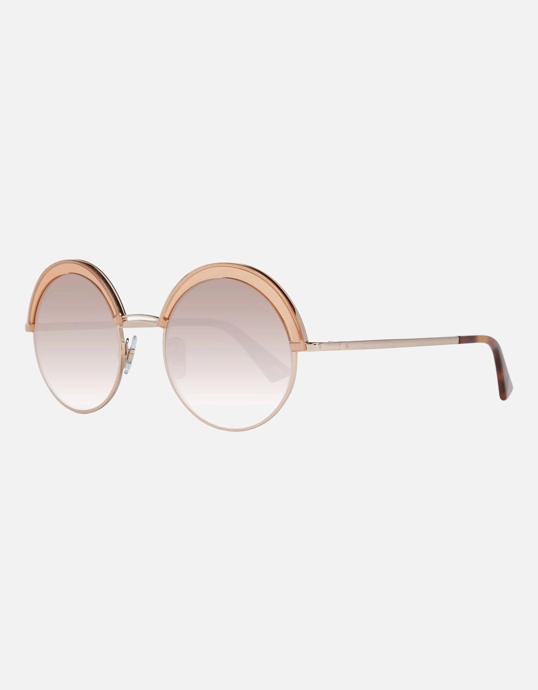 Rose Gold Round Sunglasses Women, 5 of 4