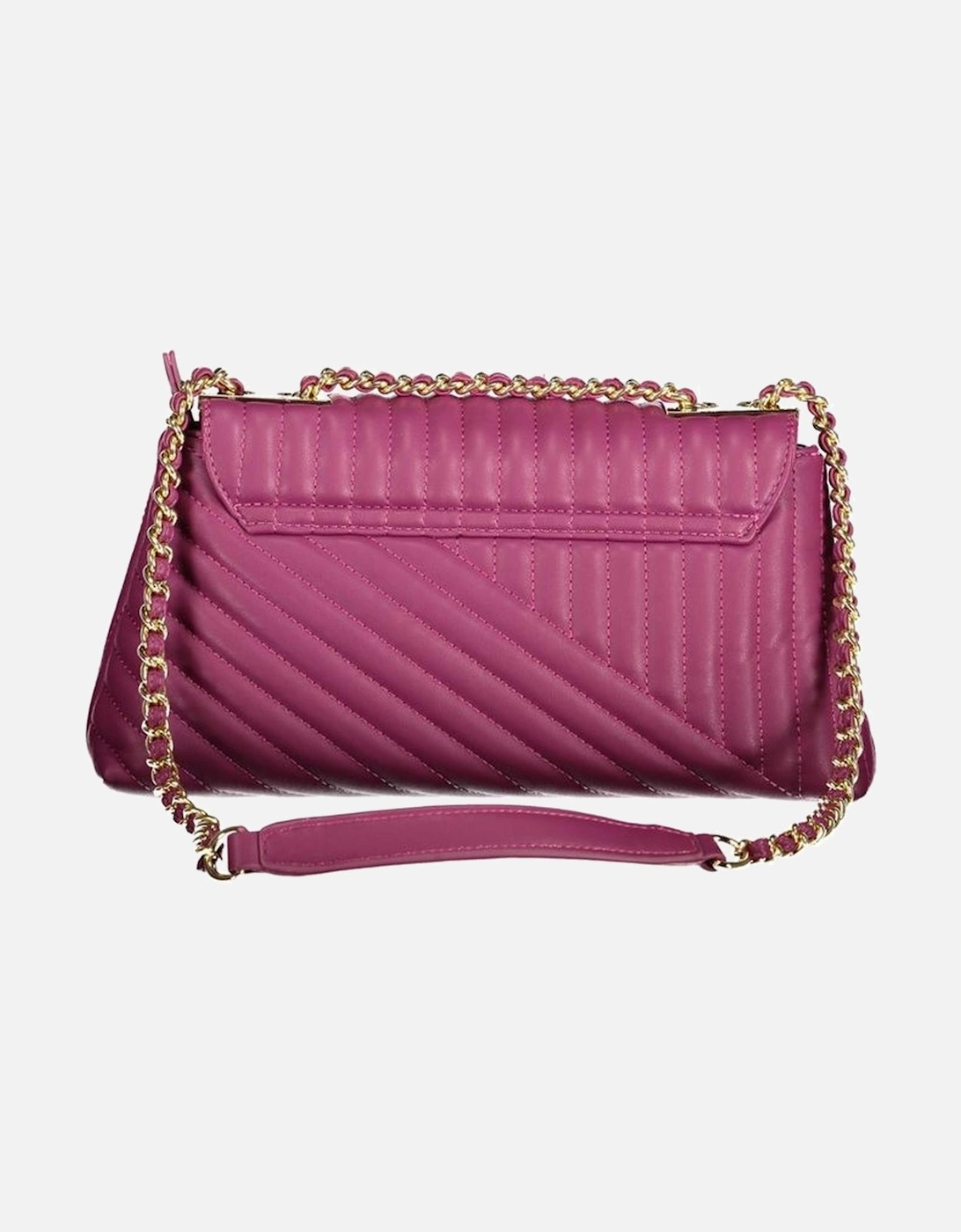 Chain Shoulder Bag with Contrasting Details Women - Purple Handbags