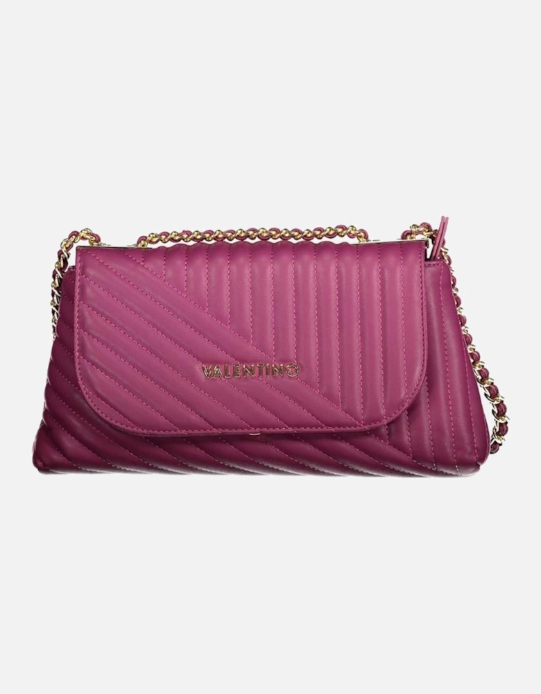 Chain Shoulder Bag with Contrasting Details Women - Purple Handbags