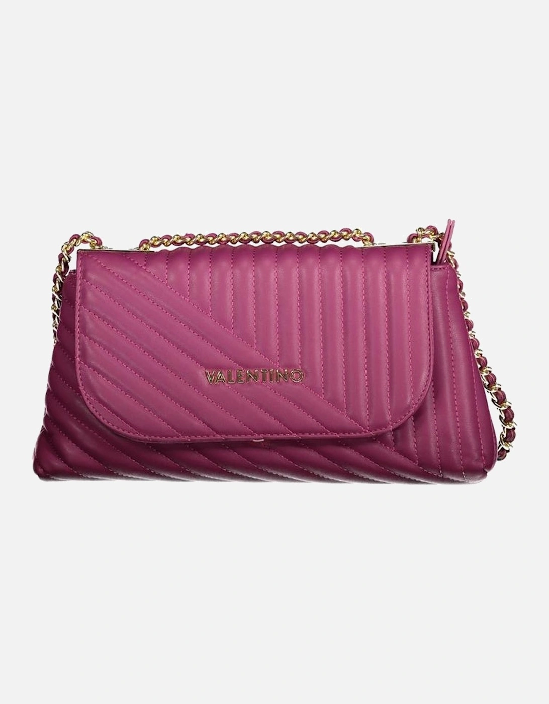 Chain Shoulder Bag with Contrasting Details Women - Purple Handbags, 4 of 3