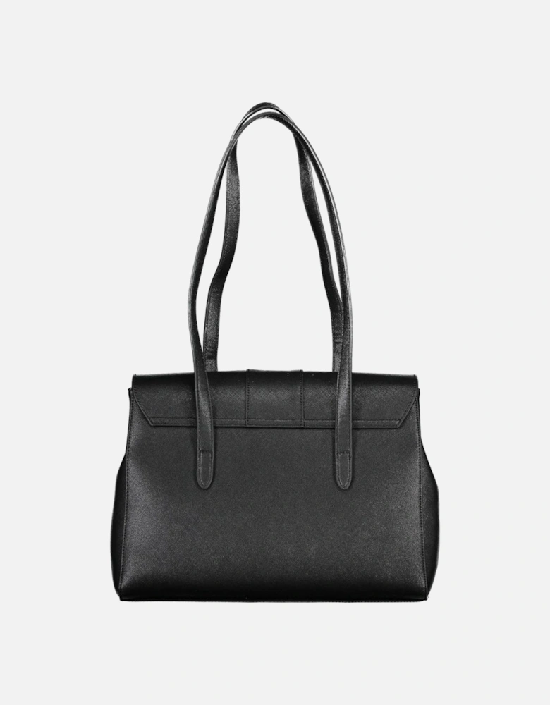 Elegant Shoulder Bag with Multiple Compartments Women - Black Handbags
