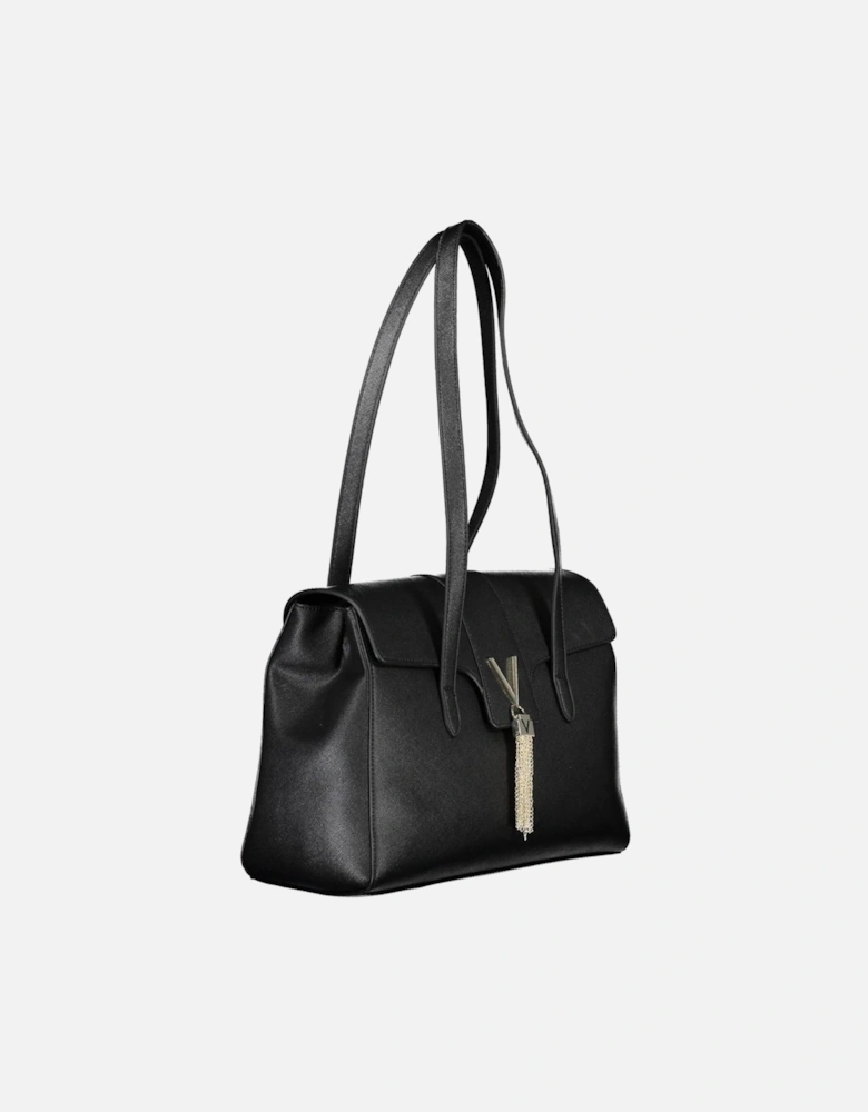 Elegant Shoulder Bag with Multiple Compartments Women - Black Handbags