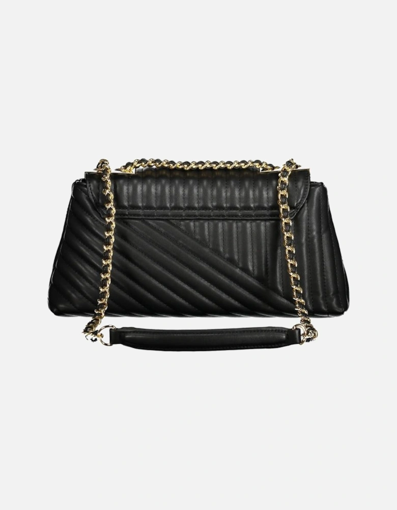 Chain Shoulder Bag with Contrast Details Women - Black Handbags