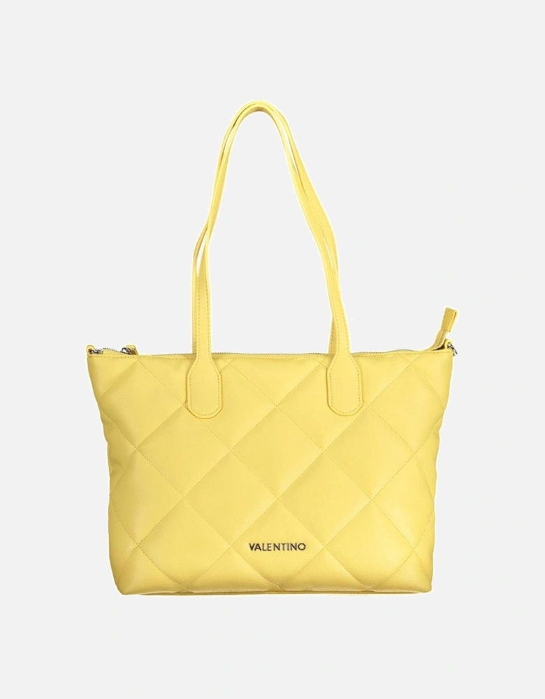 Recycled Shoulder Bag with Adjustable Strap Women - Yellow Handbags