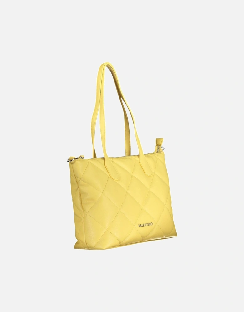 Recycled Shoulder Bag with Adjustable Strap Women - Yellow Handbags