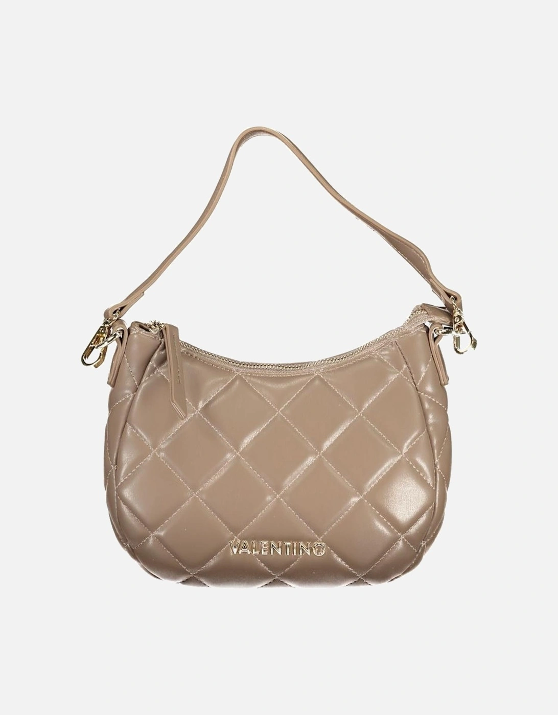 Women's Valentino Bags Quilted Shoulder Bag Beige - Brown - Size: ONE size