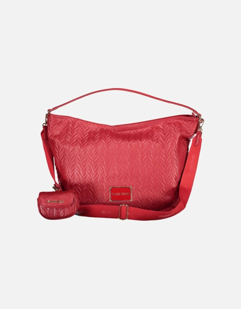Recycled Handle Bag with Removable Pochette Women - Red Handbags