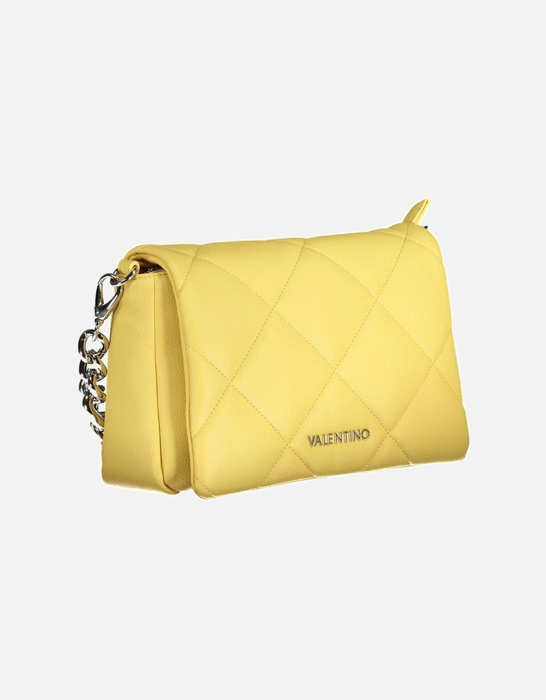 Recycled Bag with Removable Chain Handle Women - Yellow Handbags