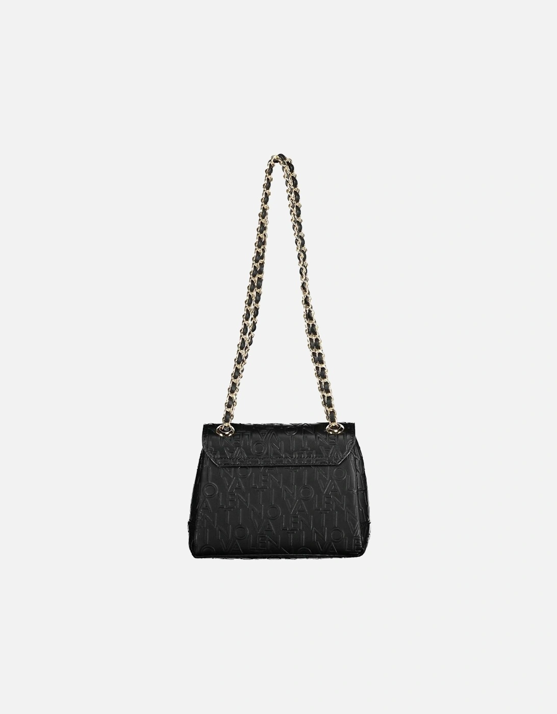 Chain Shoulder Bag with Multiple Compartments Women - Black Handbags