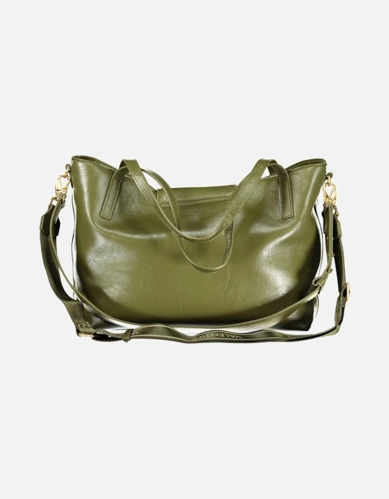 Leather Studded Shoulder Bag Women - Green Handbags