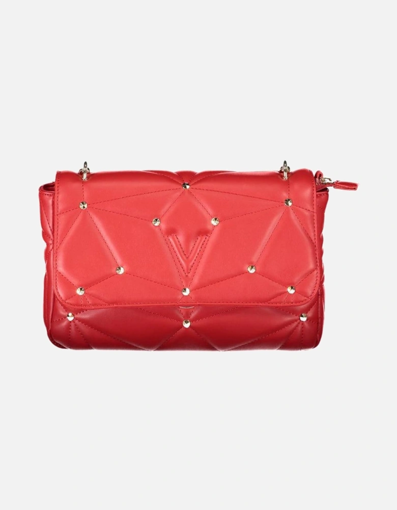 Adjustable Shoulder Bag with Internal Phone Holder Spaces Women - Red