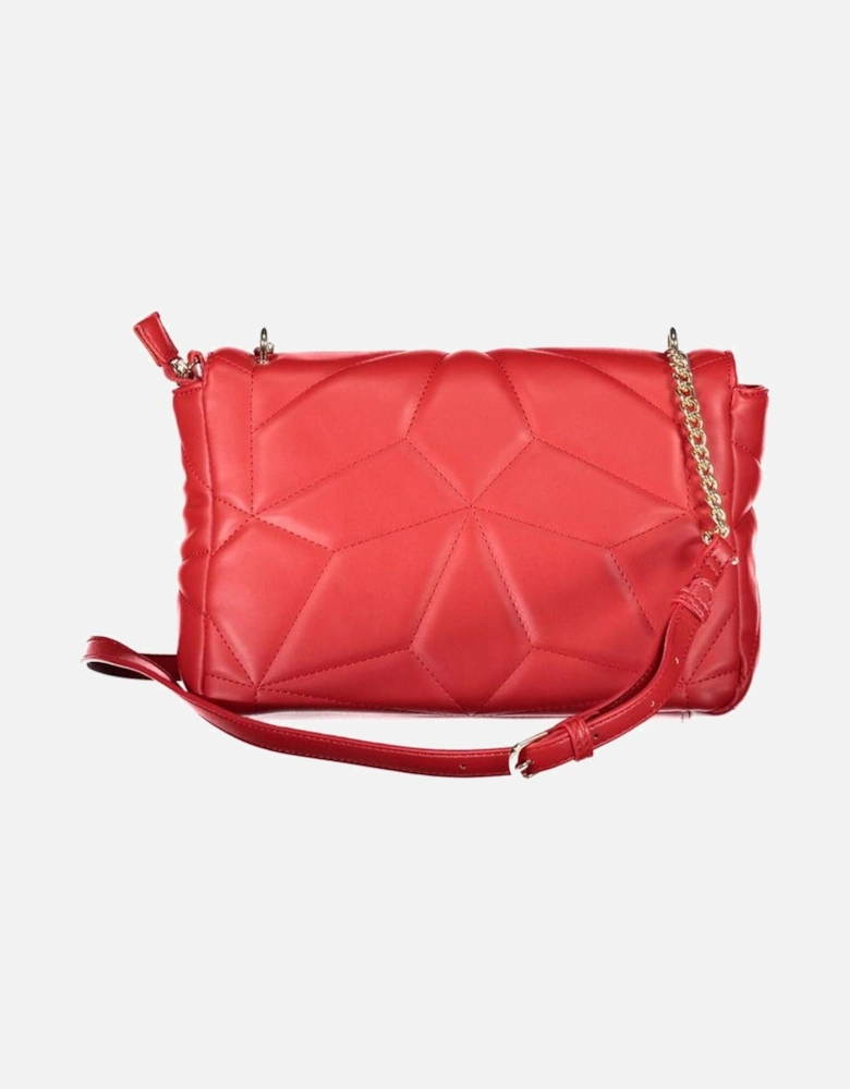 Adjustable Shoulder Bag with Internal Phone Holder Spaces Women - Red