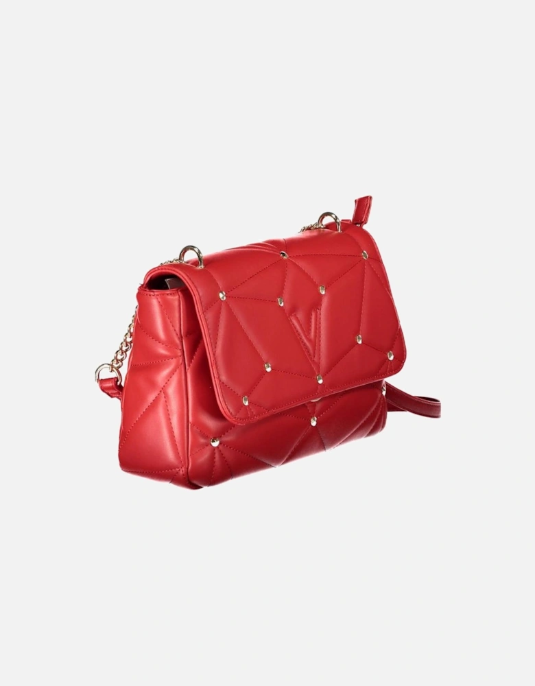 Adjustable Shoulder Bag with Internal Phone Holder Spaces Women - Red