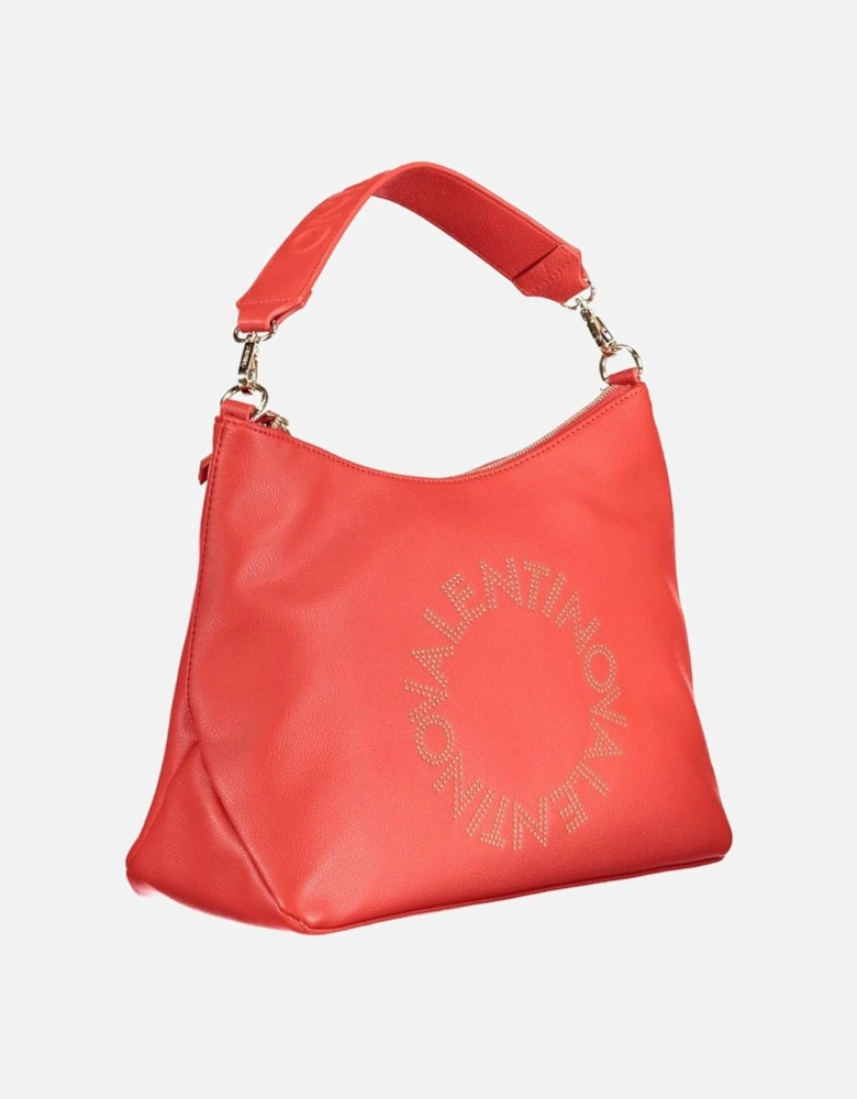 Red Polyethylene Handbag Women