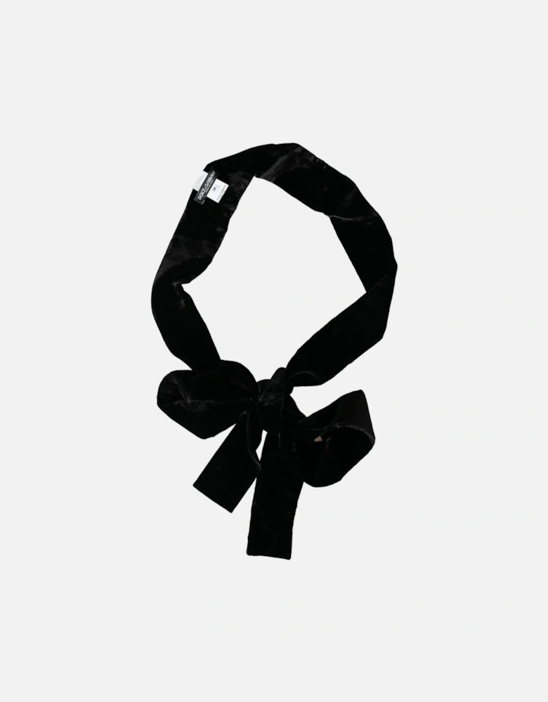 Authentic Black Waist Belt with Logo Details Women