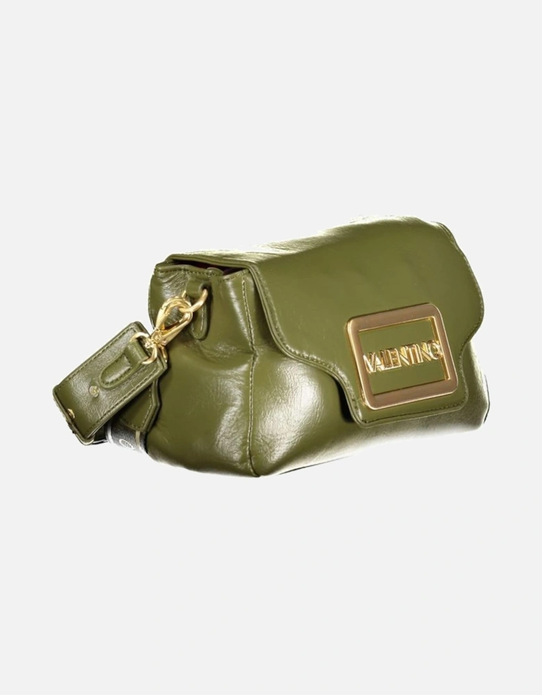 Leather Low-Top Sneakers with Perforated Detail Women - Green Handbags