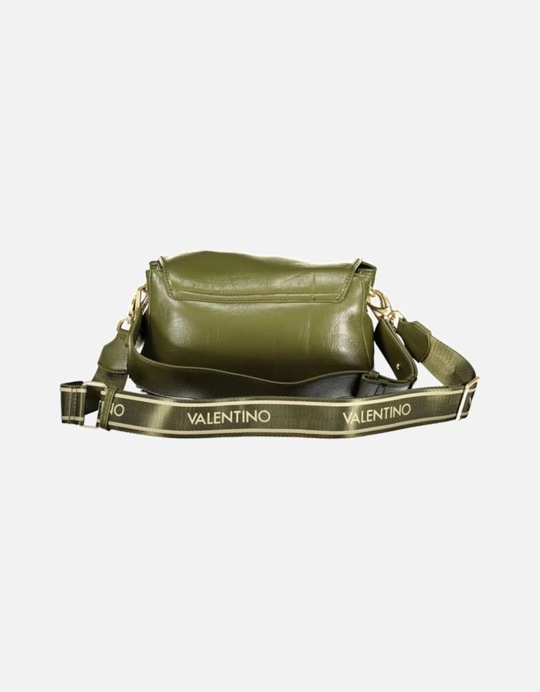 Leather Low-Top Sneakers with Perforated Detail Women - Green Handbags