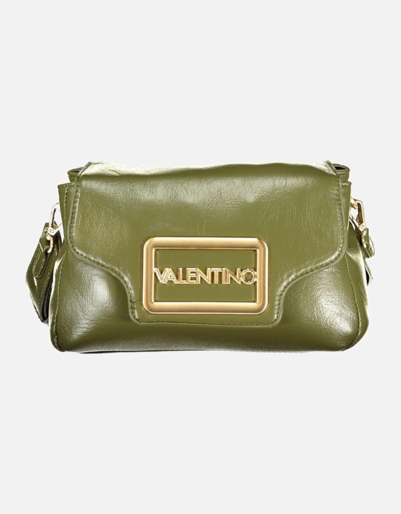 Leather Low-Top Sneakers with Perforated Detail Women - Green Handbags