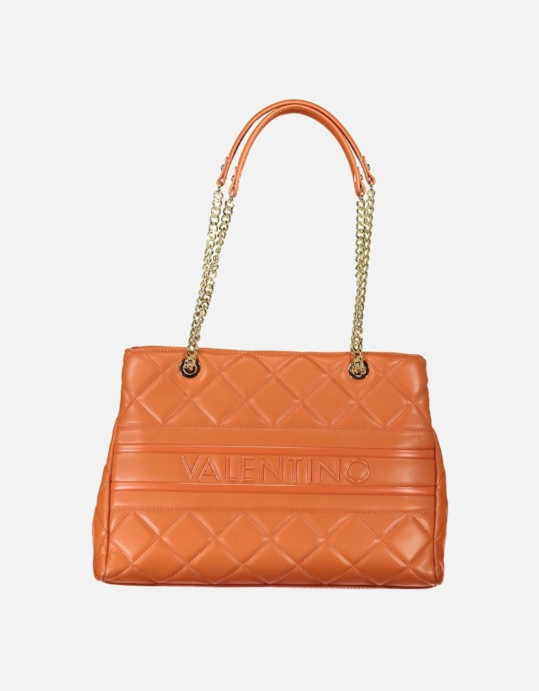 Chain Strap Shoulder Bag with Multiple Compartments Women - Orange