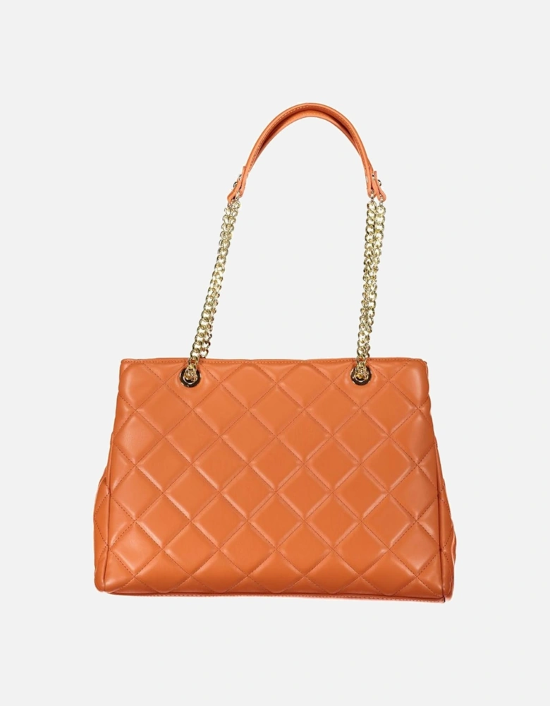 Orange Polyethylene Handbag Women