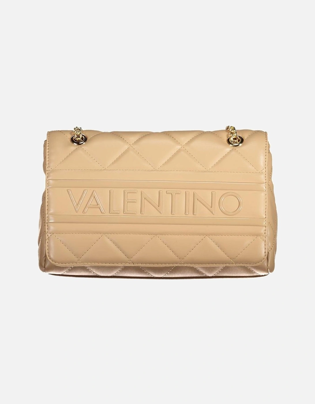 Chain Handle Shoulder Bag with Internal Pockets Women - Beige Handbags, 4 of 3
