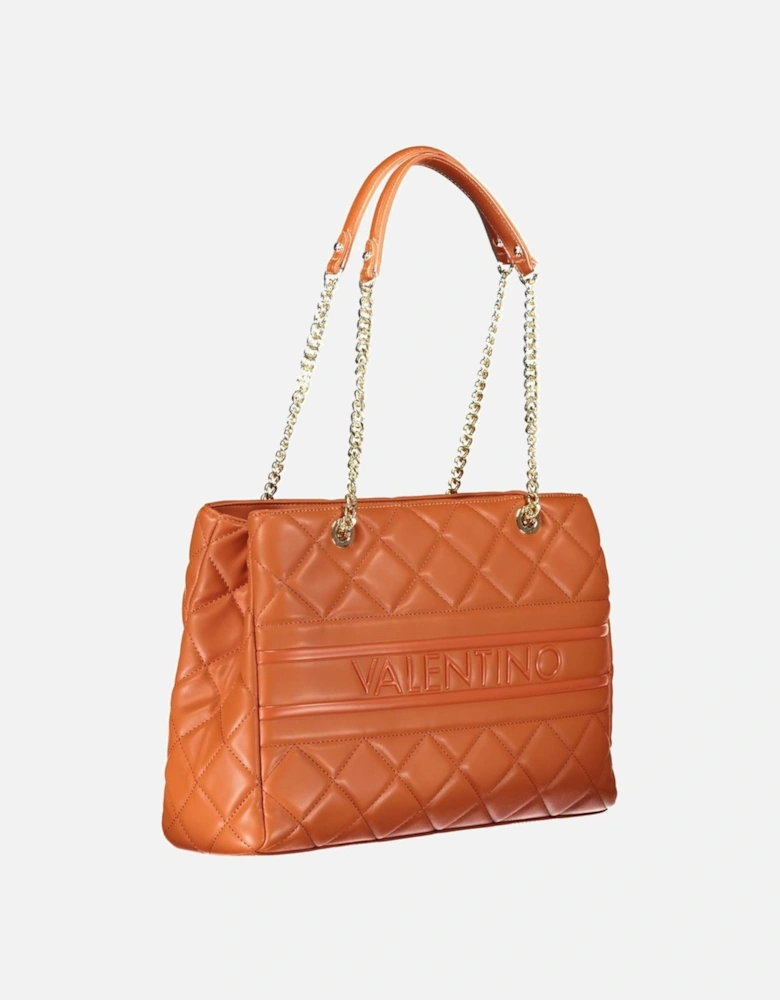 Chain Strap Shoulder Bag with Multiple Compartments Women - Orange