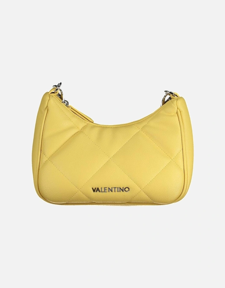 Recycled Bag with Adjustable Strap and Zip Closure Women - Yellow