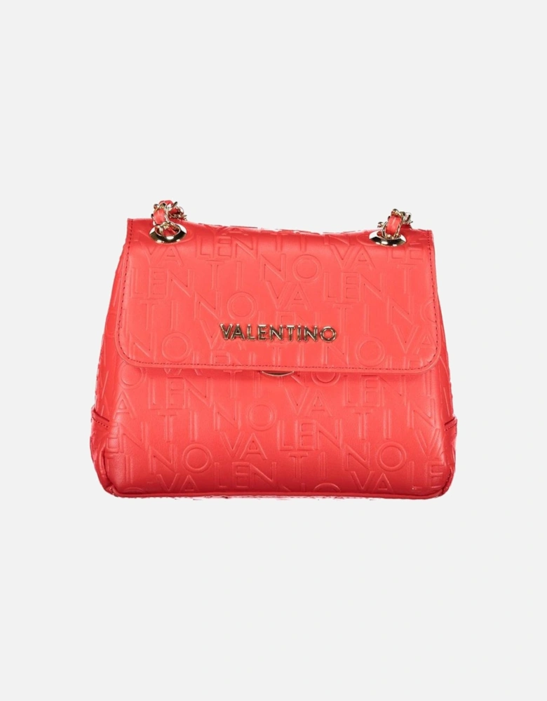 Red Polyethylene Handbag Women