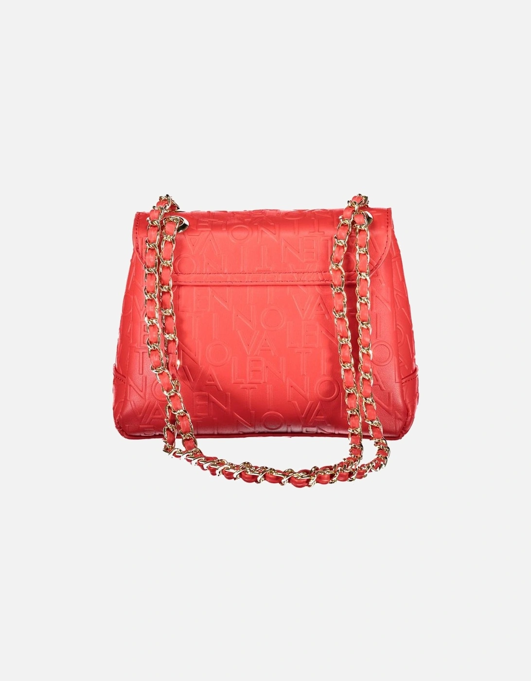 Red Polyethylene Handbag Women