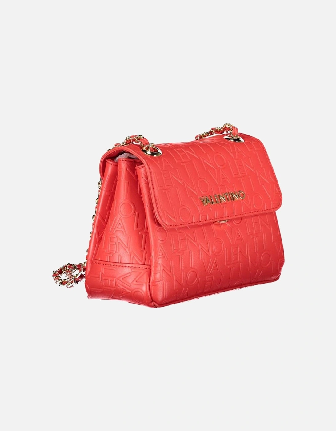 Red Polyethylene Handbag Women