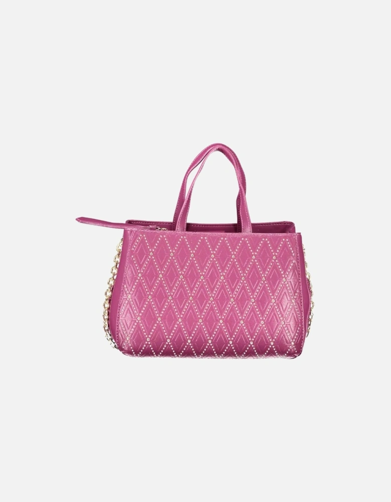 Purple Polyethylene Handbag Women