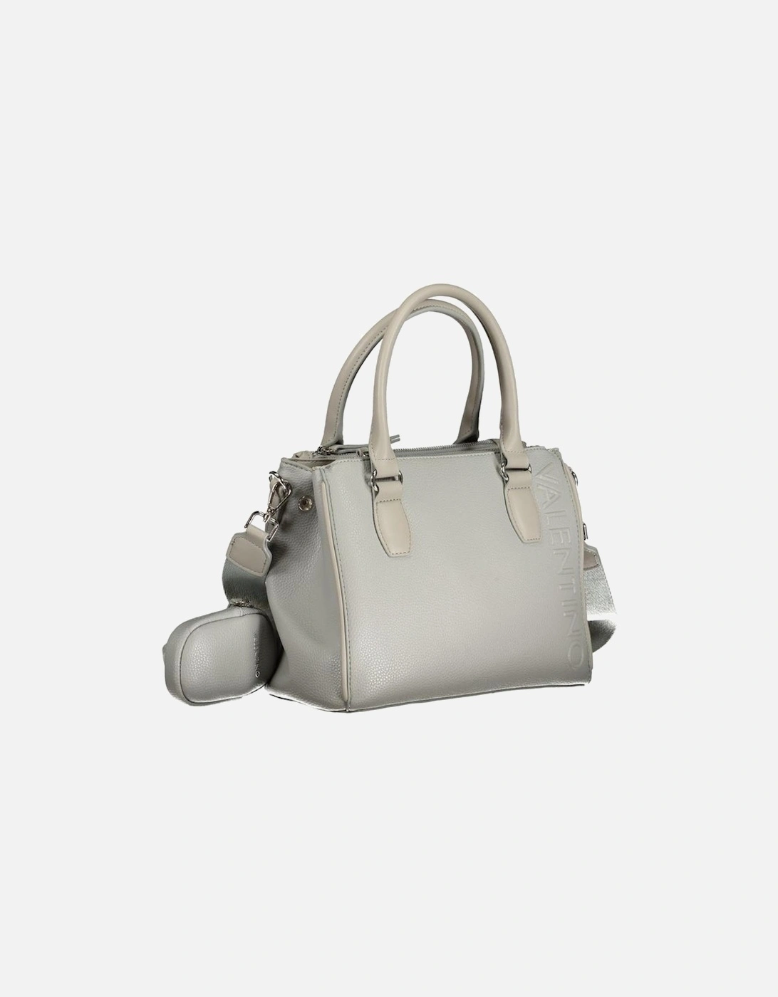 Bag with Double Handles and Removable Shoulder Strap Women - Gray