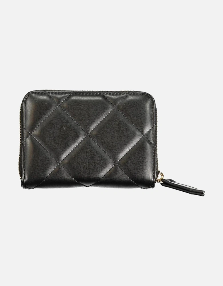 Zip Closure Wallet with Multiple Compartments Women - Black