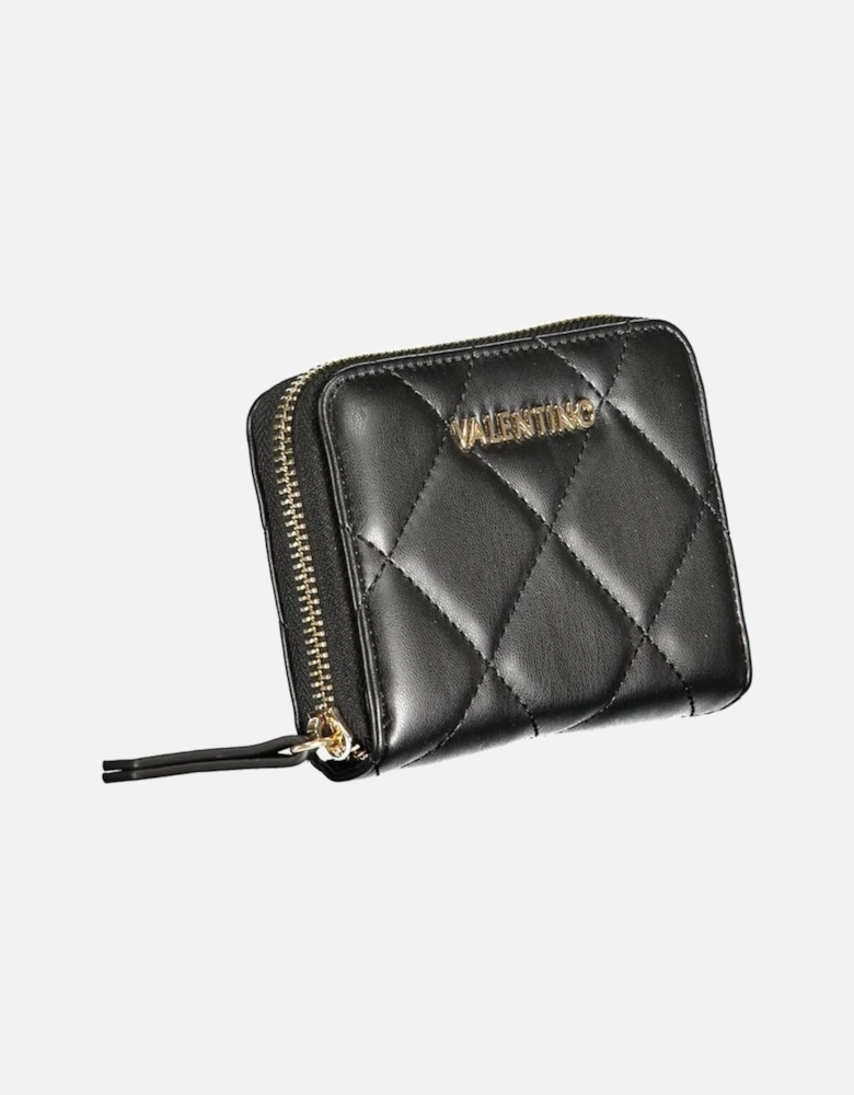 Zip Closure Wallet with Multiple Compartments Women - Black