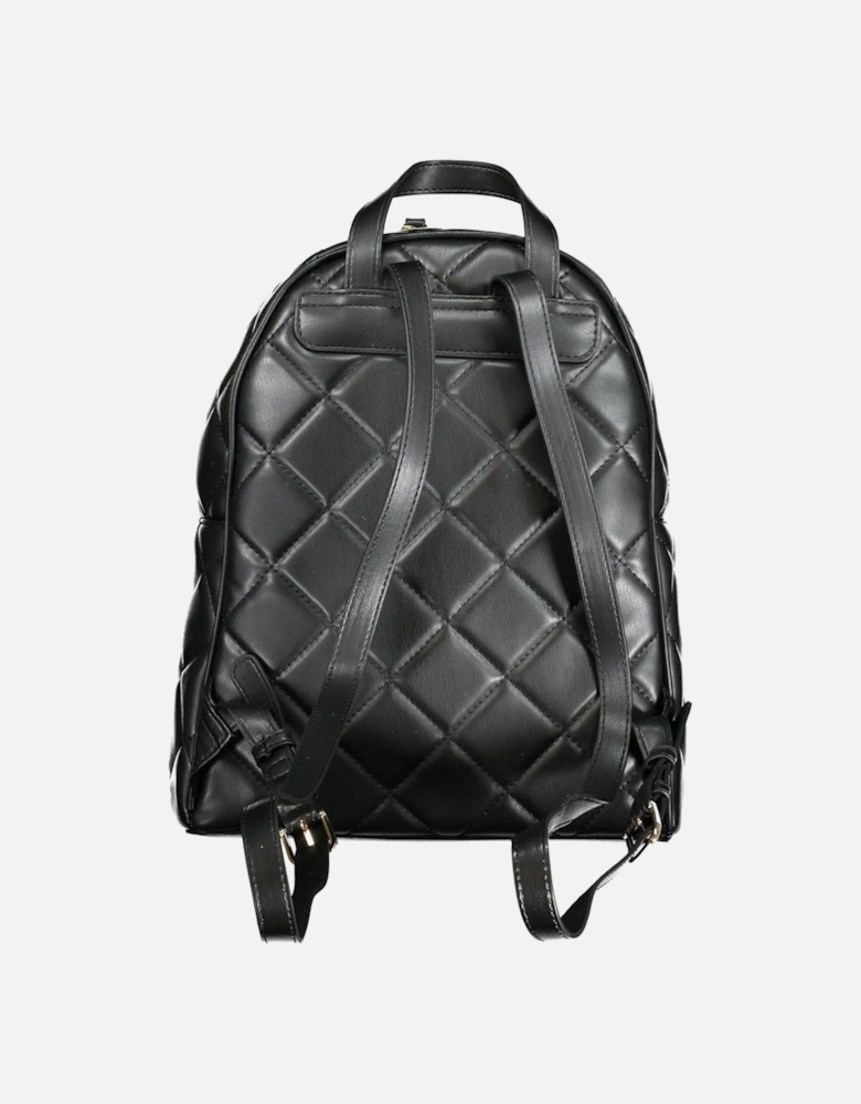 Stylish Backpack with Adjustable Straps and Zip Closure Women - Black