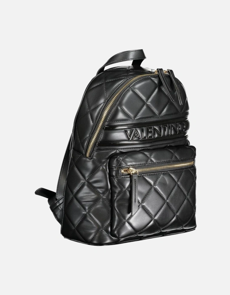 Stylish Backpack with Adjustable Straps and Zip Closure Women - Black